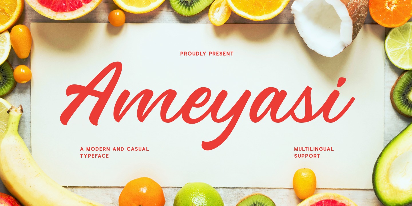 Ameyasi Font preview